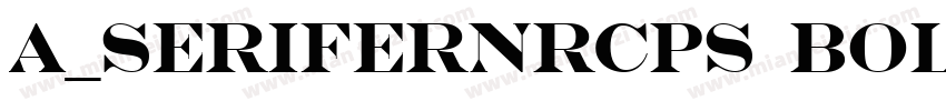 a_SeriferNrCps Bold字体转换